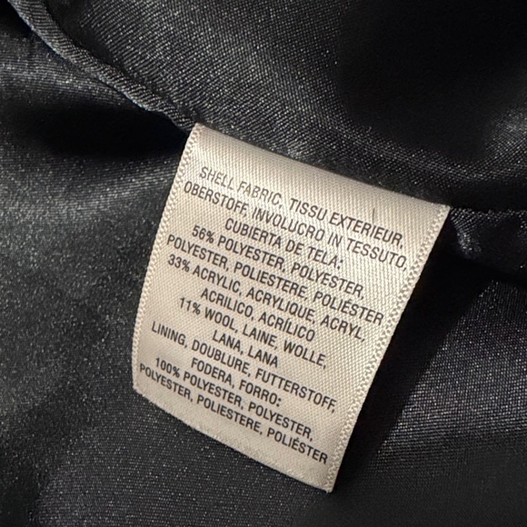 Anthropologie Ett:twa Harlequin Longline Tweed Blazer Size Small Wool Blend - Picture 10 of 13